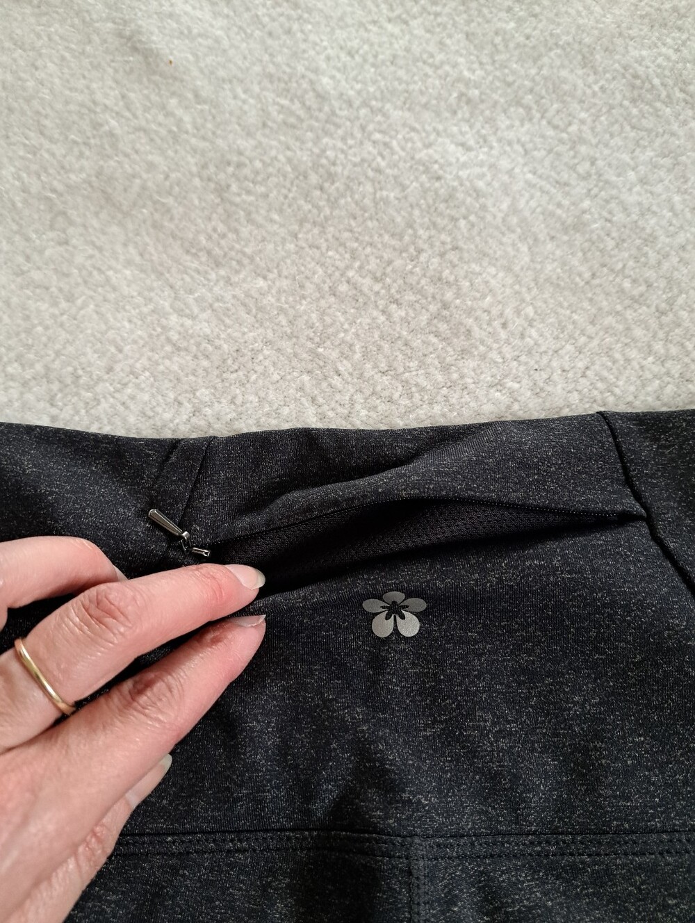 Tuff Athletics Leggings Grey Size Medium Active Pant Casual Stretch Loungewear - Picture 8 of 11